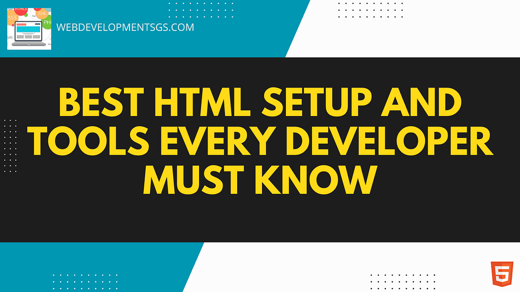 HTML Setup